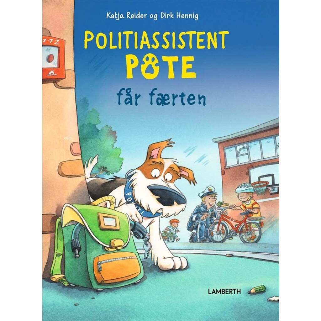 Politiassistent Pote får færten - Børnebog - Hardcover