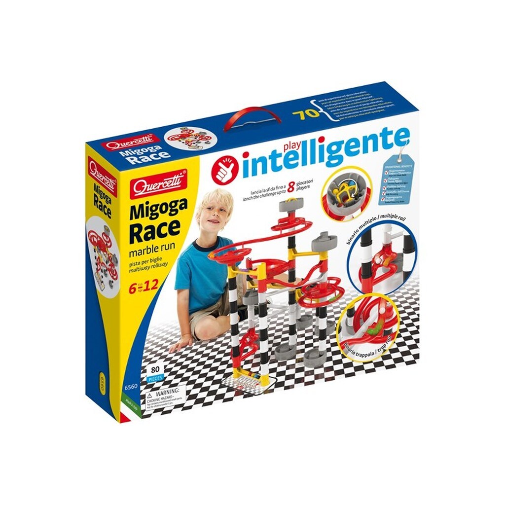 Quercetti Migoga Race marble track - 80 pieces