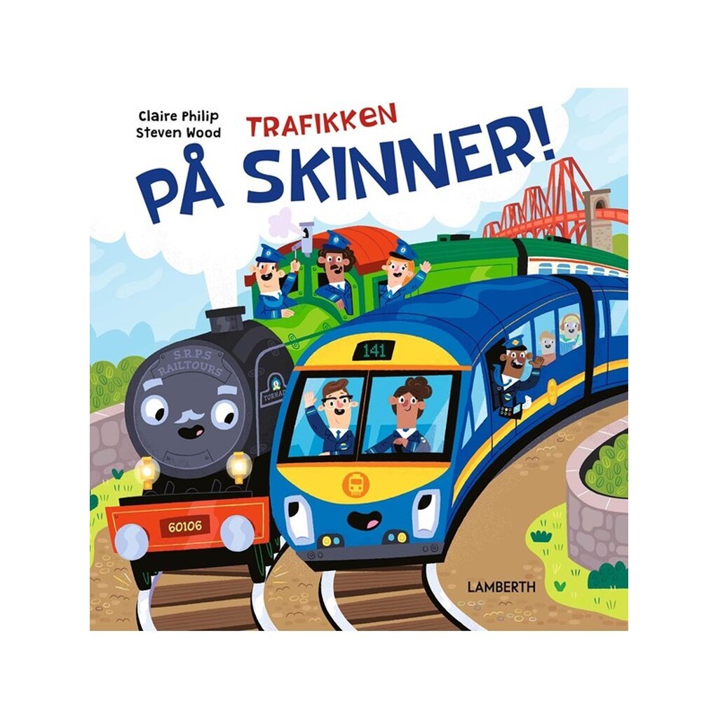 Trafikken på skinner - Børnebog - hardcover