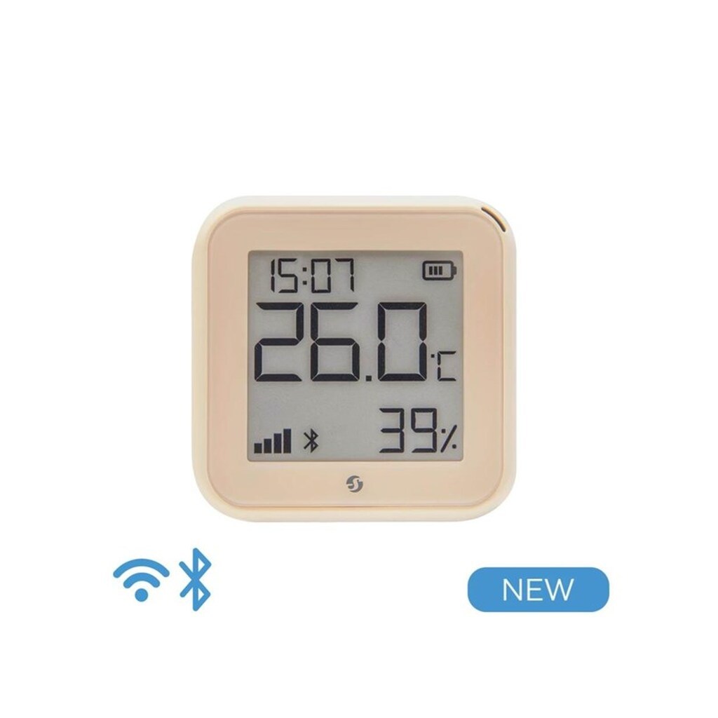 Shelly H&amp;T, Mocha (GEN 3) - WiFi temp-/luftfugtighedssensor