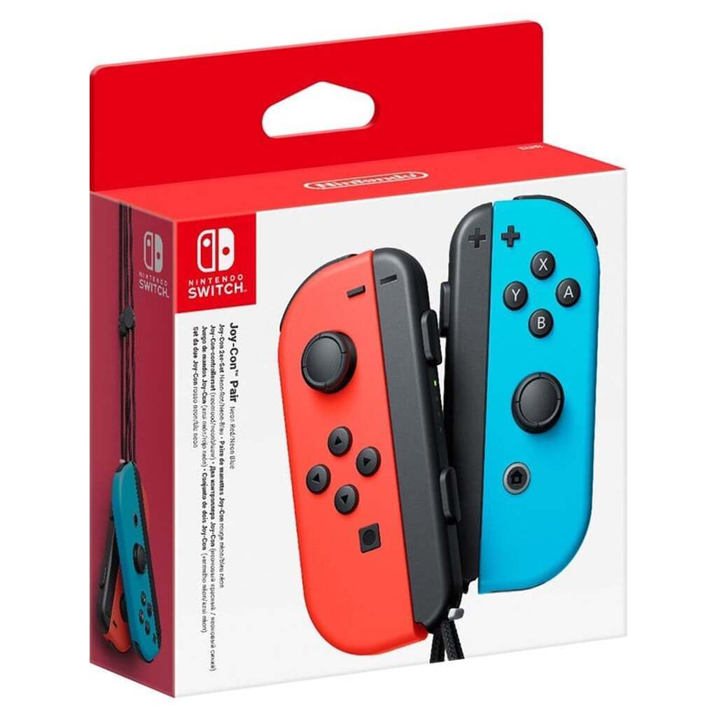 Nintendo Joy-Con Pair Neon Blue/Neon Red - Wireless Controller - Nintendo Switch