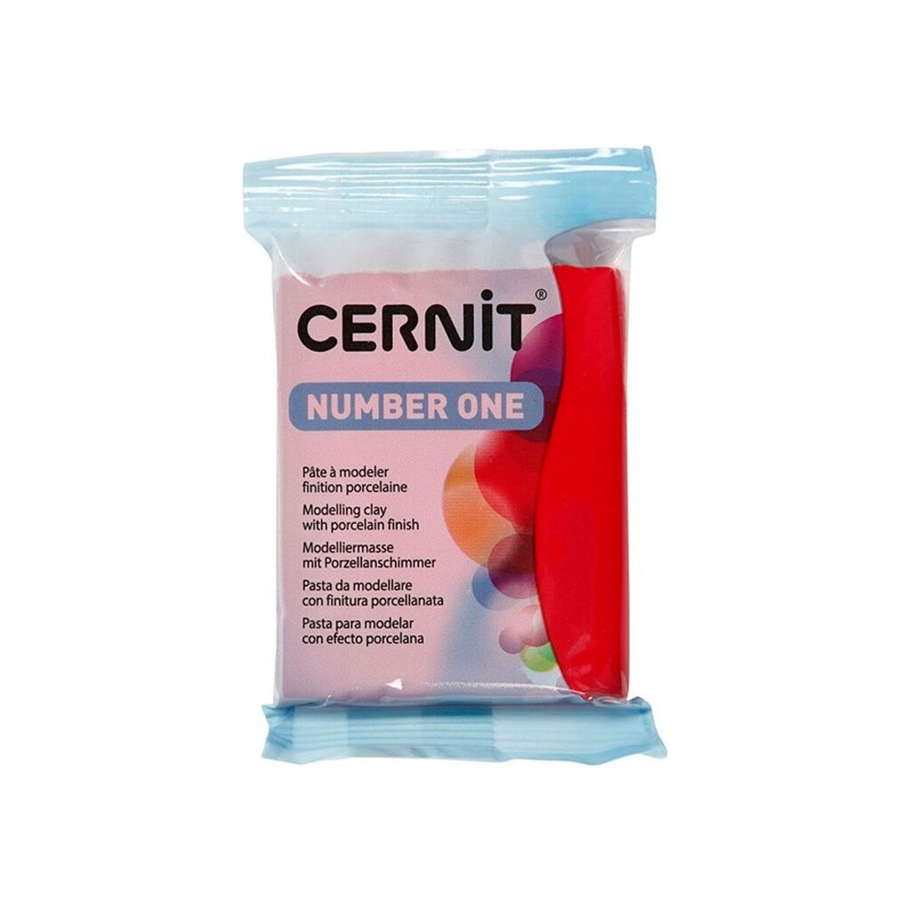 Creativ Company Cernit Modeling Clay Christmas Red 56 grams