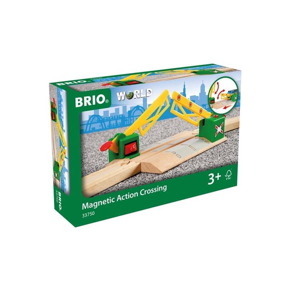 Brio 33750 Jernbaneoverskæring, magnet