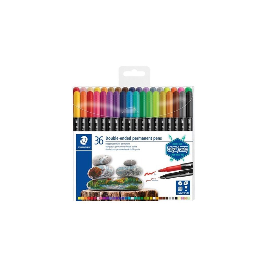 Staedtler STAEDTLER Duo Perm. 36 stk. ass