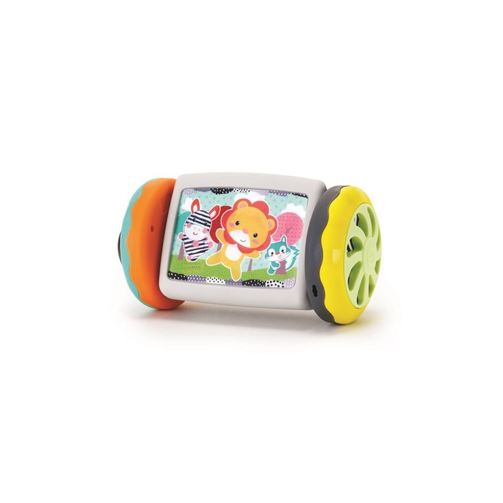 B-Kids Infantino Babyaktivitet m/2 hjul, spejl &amp; billeder