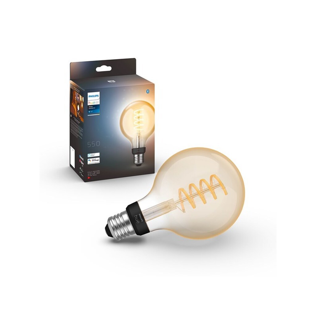 Philips Hue White Ambiance Filament G93 E27 Globe - 1-Pak