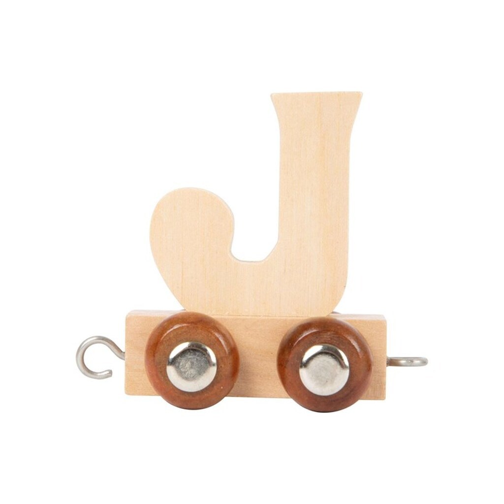 Small Foot - Wooden Letter Train - J - 12 pieces