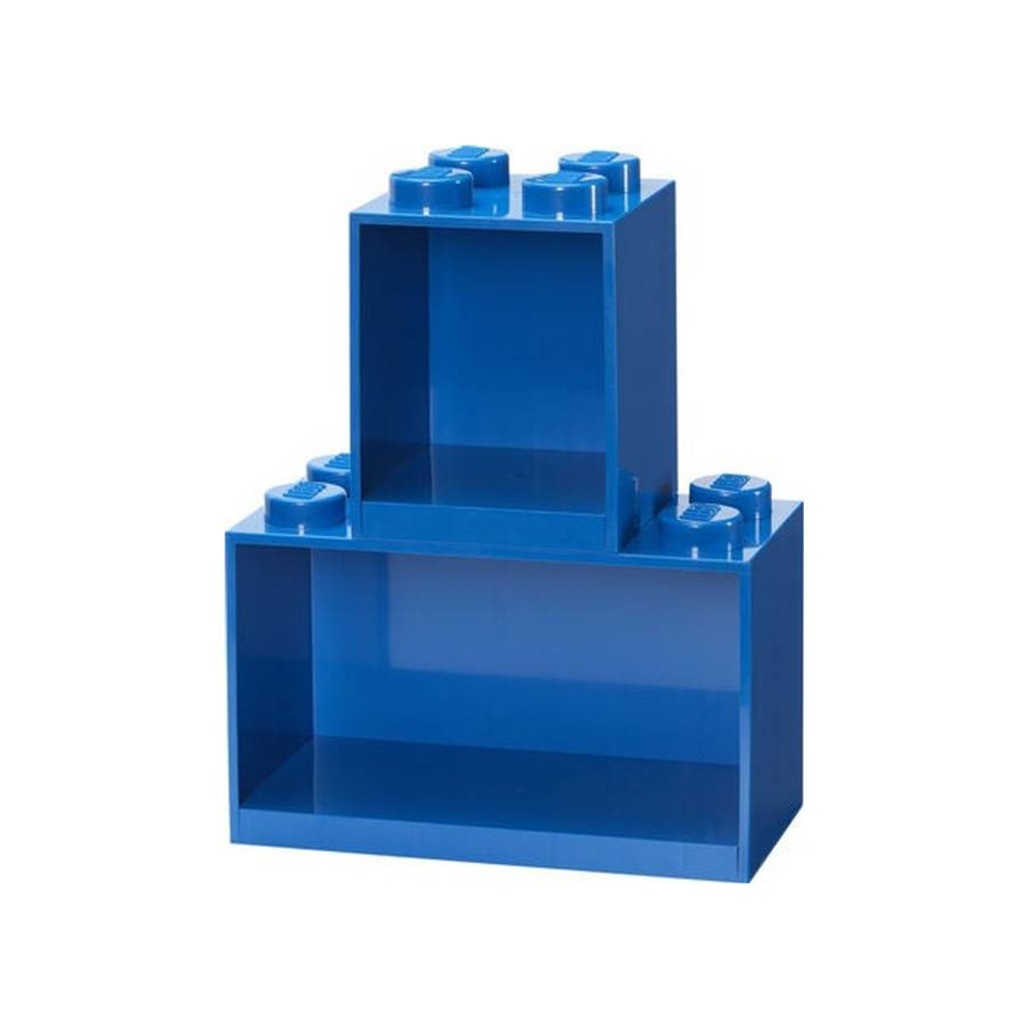 LEGO BRICK SHELF SET - BLUE