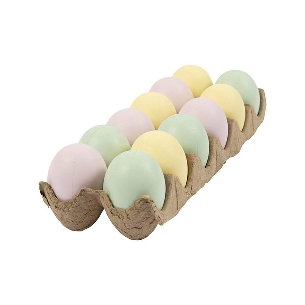 Creativ Company Plastic Eggs Pastel 12pcs.