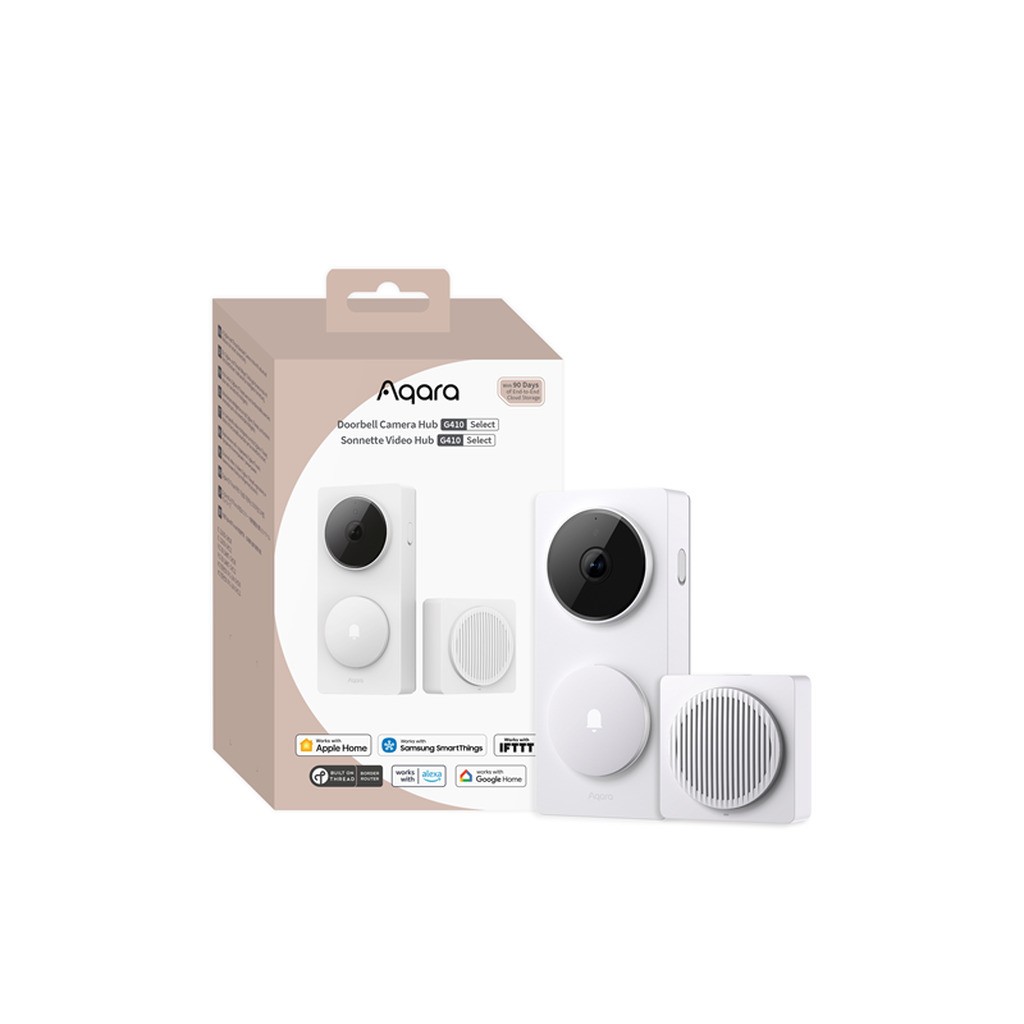 Aqara Dørklokkekamera Hub G410 Select, Hvid
