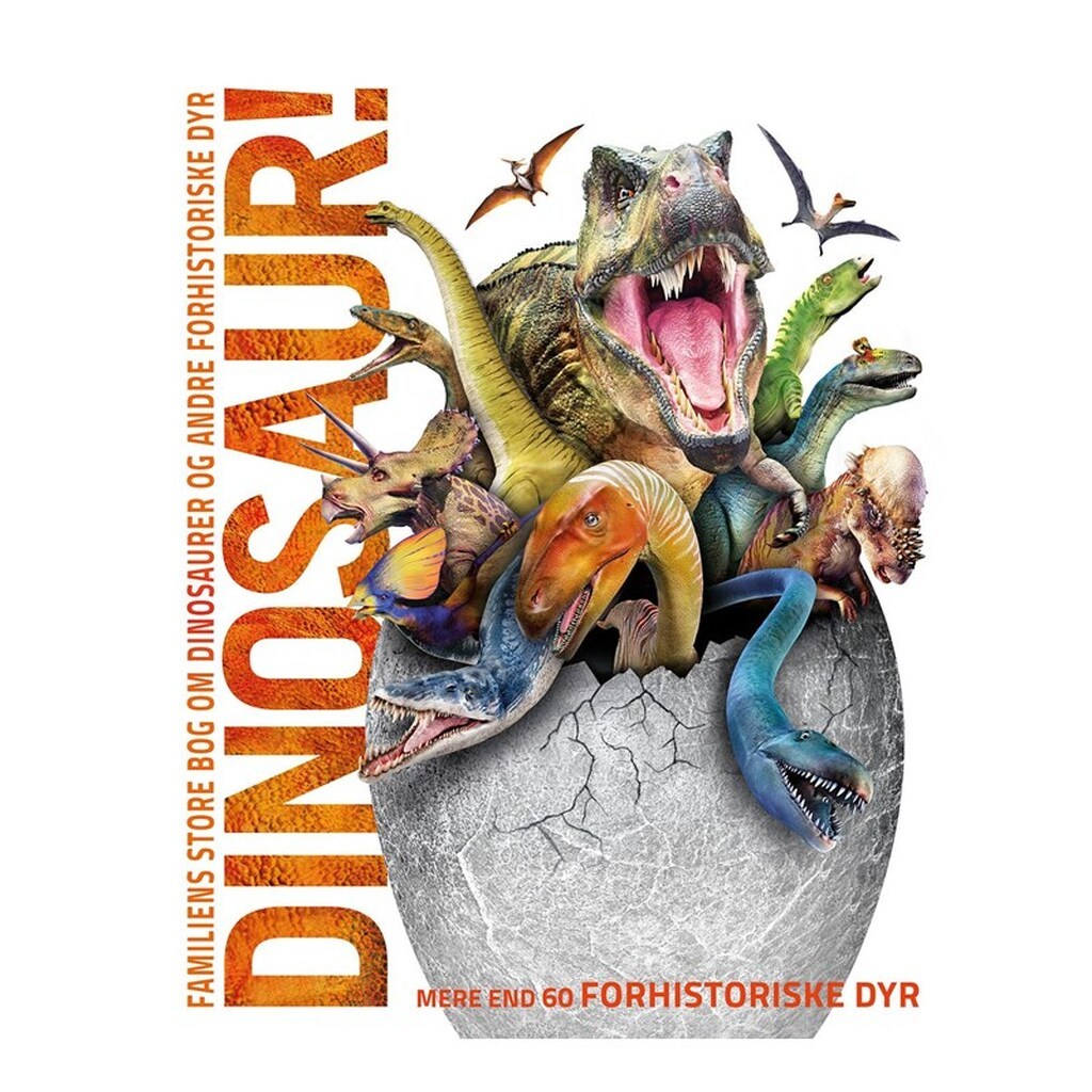 Familiens store bog om dinosaurer og andre forhist - Børnebog - Hardcover