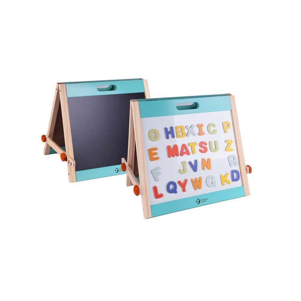 Classic World Wooden Magnetic and Chalkboard