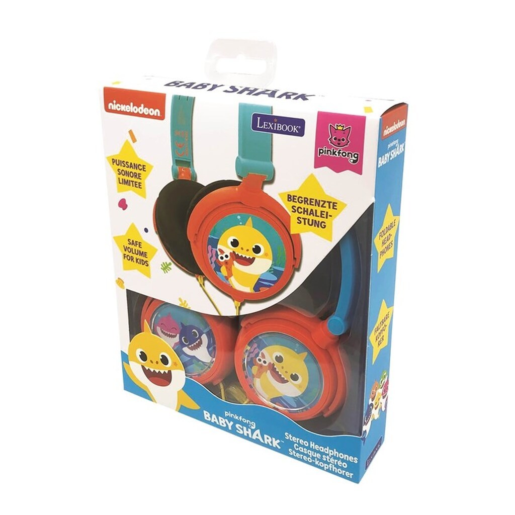Baby Shark Stereo kablet foldbare Hovedtelefoner