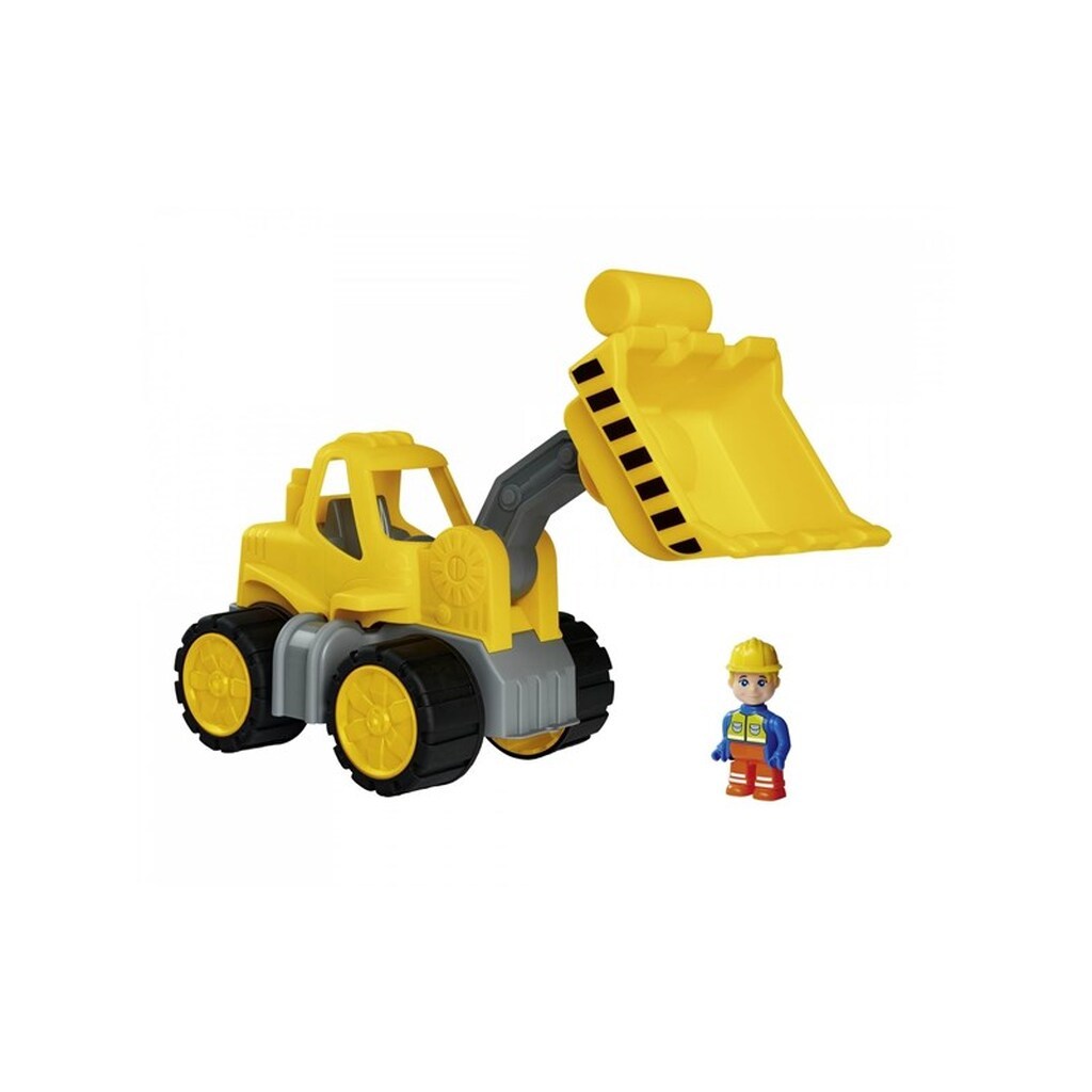 BIG Power Worker Midi Wheel Loader Shovel with Figure