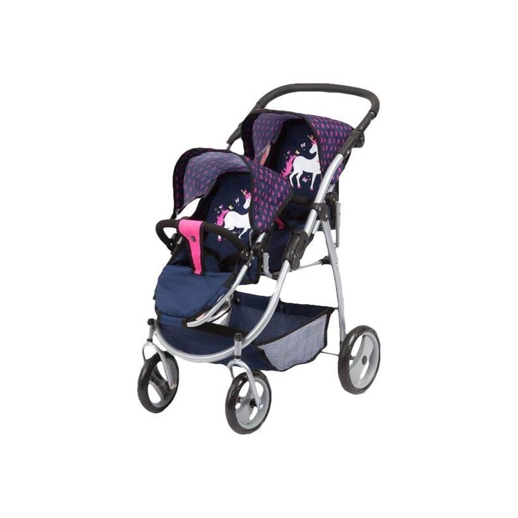Bayer Design Twin Pram - Navy