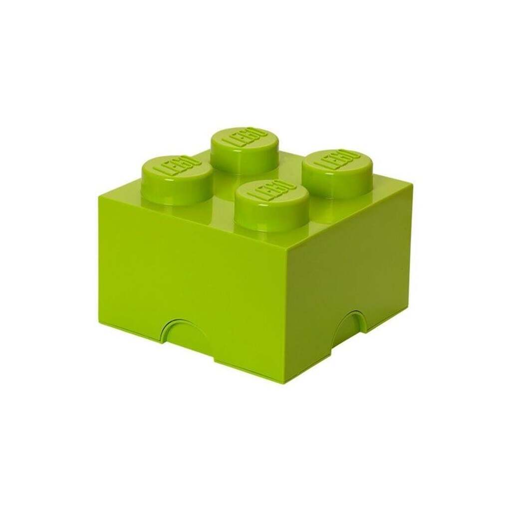 LEGO STORAGE BRICK 4 - YELLOWISH GREEN