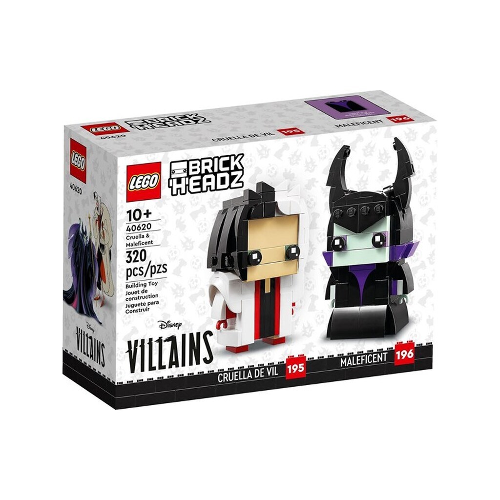 LEGO BrickHeadz 40620 Cruella og Maleficent