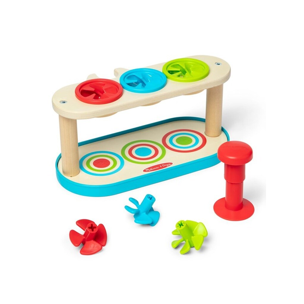 Melissa &amp; Doug Match &amp; Push Spinning Tops