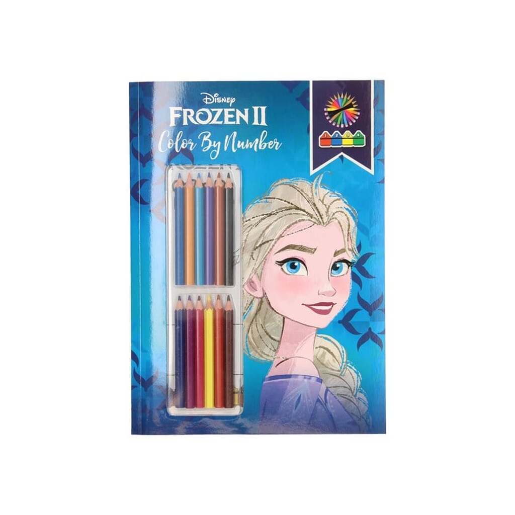 Boek Specials Nederland BV Color by Number - Frozen