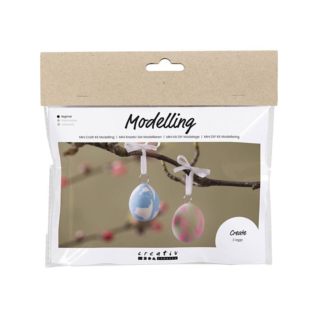 Creativ Company - Mini Hobby Set Modeling Marbled Eggs