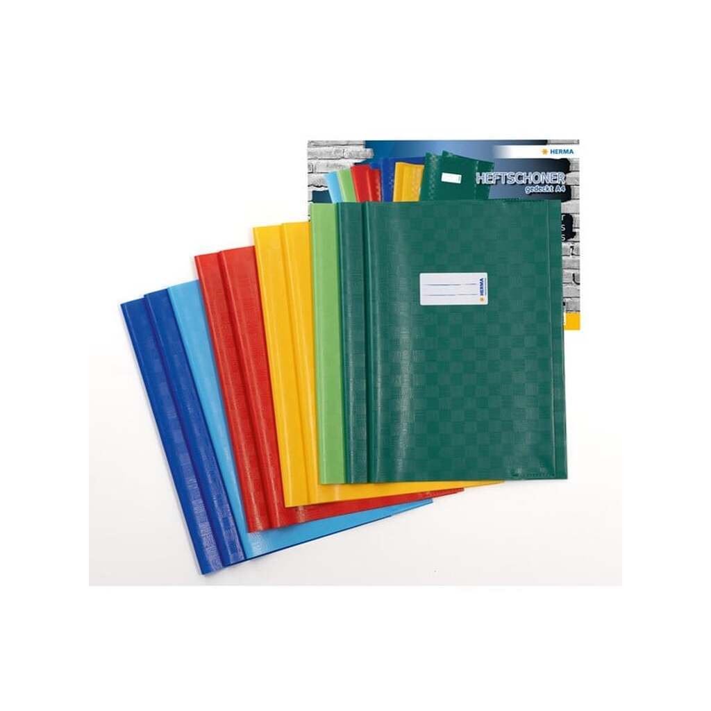 HERMA Assortment 10 exercise book covers A4 opaque