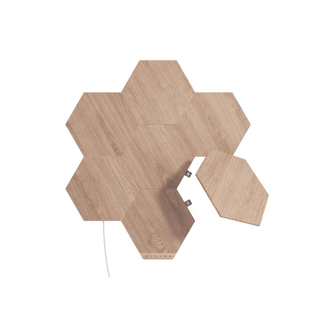 Nanoleaf Elements - Wood Look Hexagons Starter Kit (7 Panels)