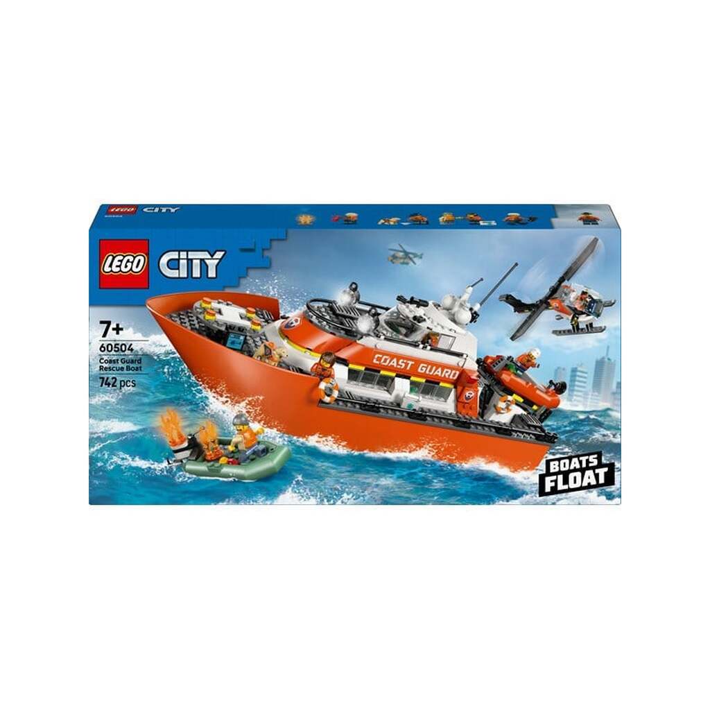 LEGO City 60504 Kystvagtens redningsbåd og helikopter
