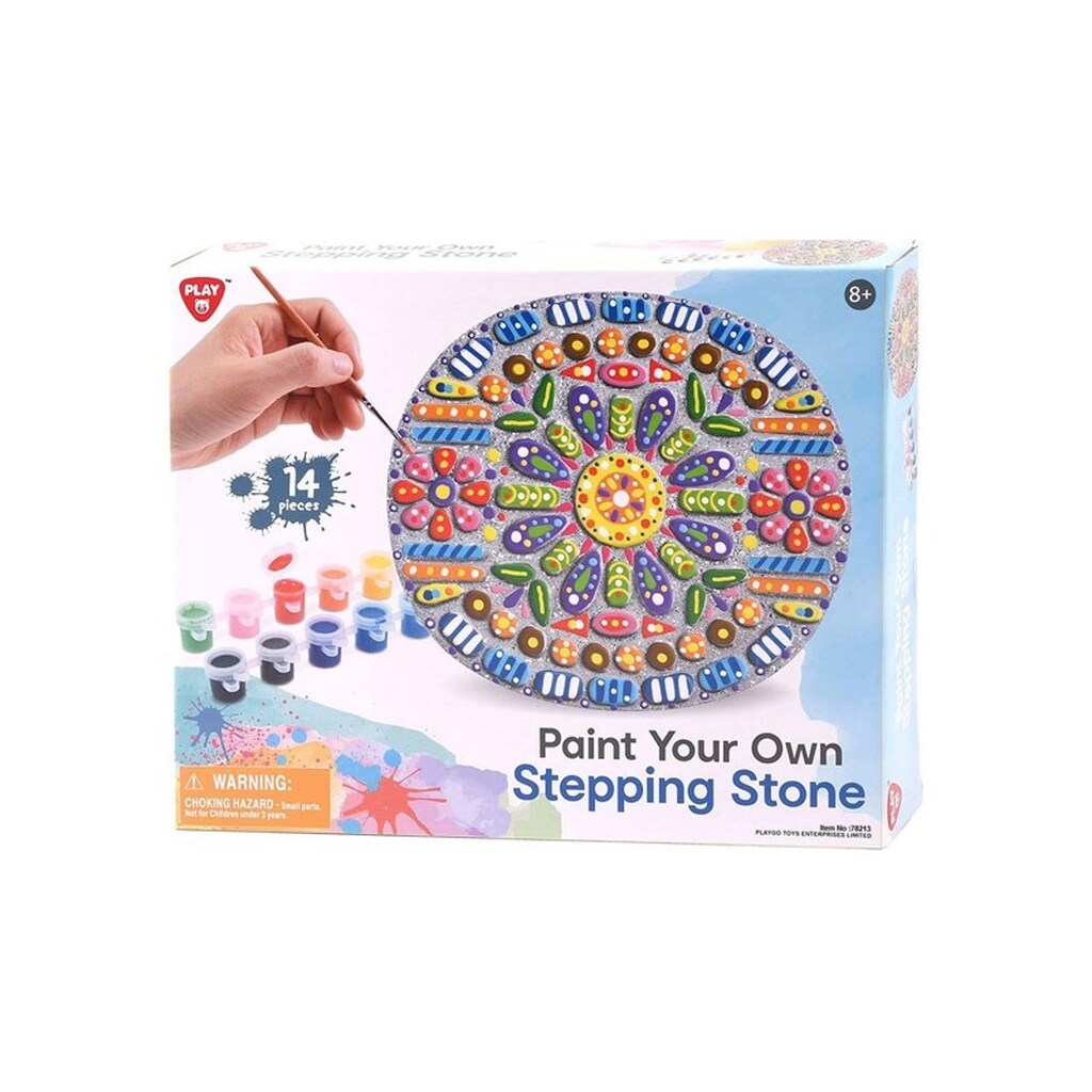 PLAY Paint your own Cement Stepping Stone 14 pcs.