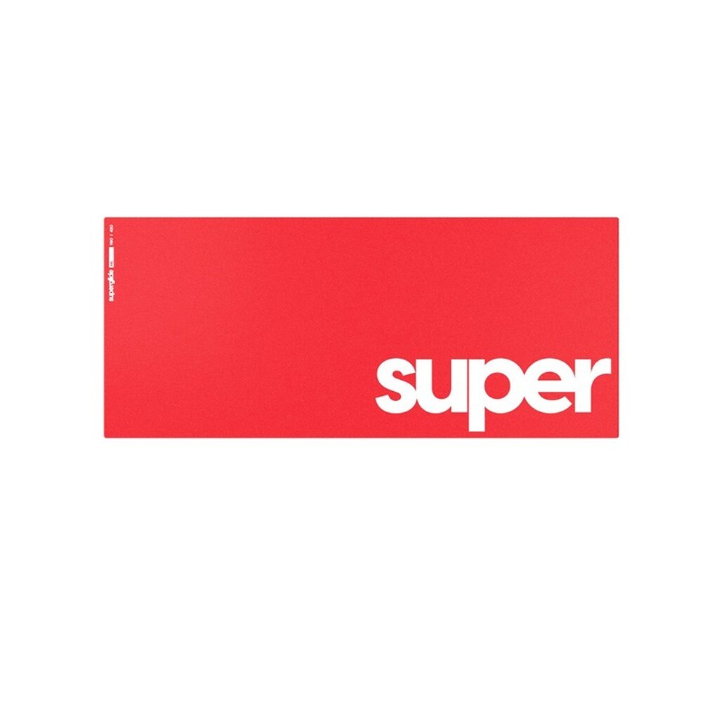 Pulsar Superglide Glas Musemåtte V2 - 2XL - Rød