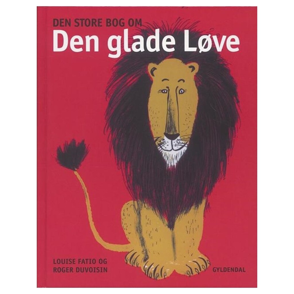 Den store bog om Den glade løve - Børnebog - Hardcover