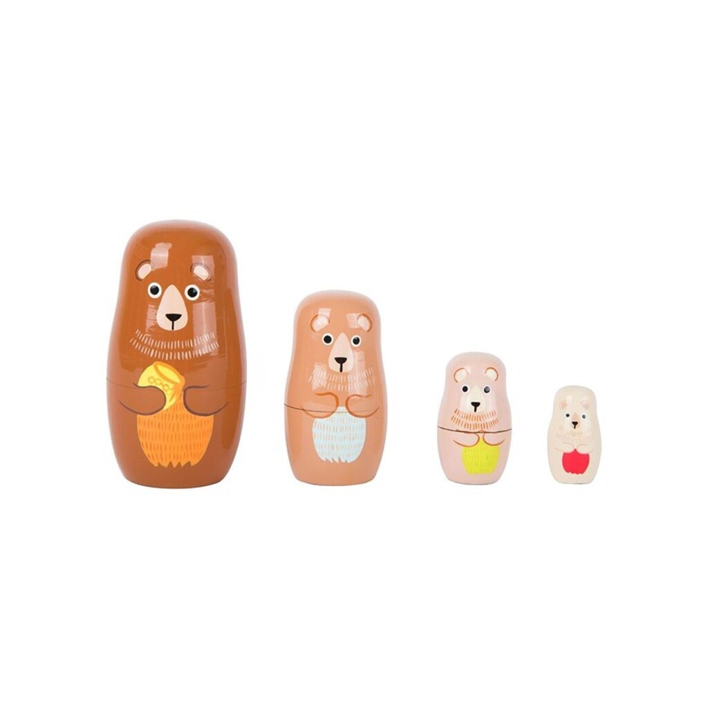 Small Foot - Wooden Matryoshka Doll Bear Family