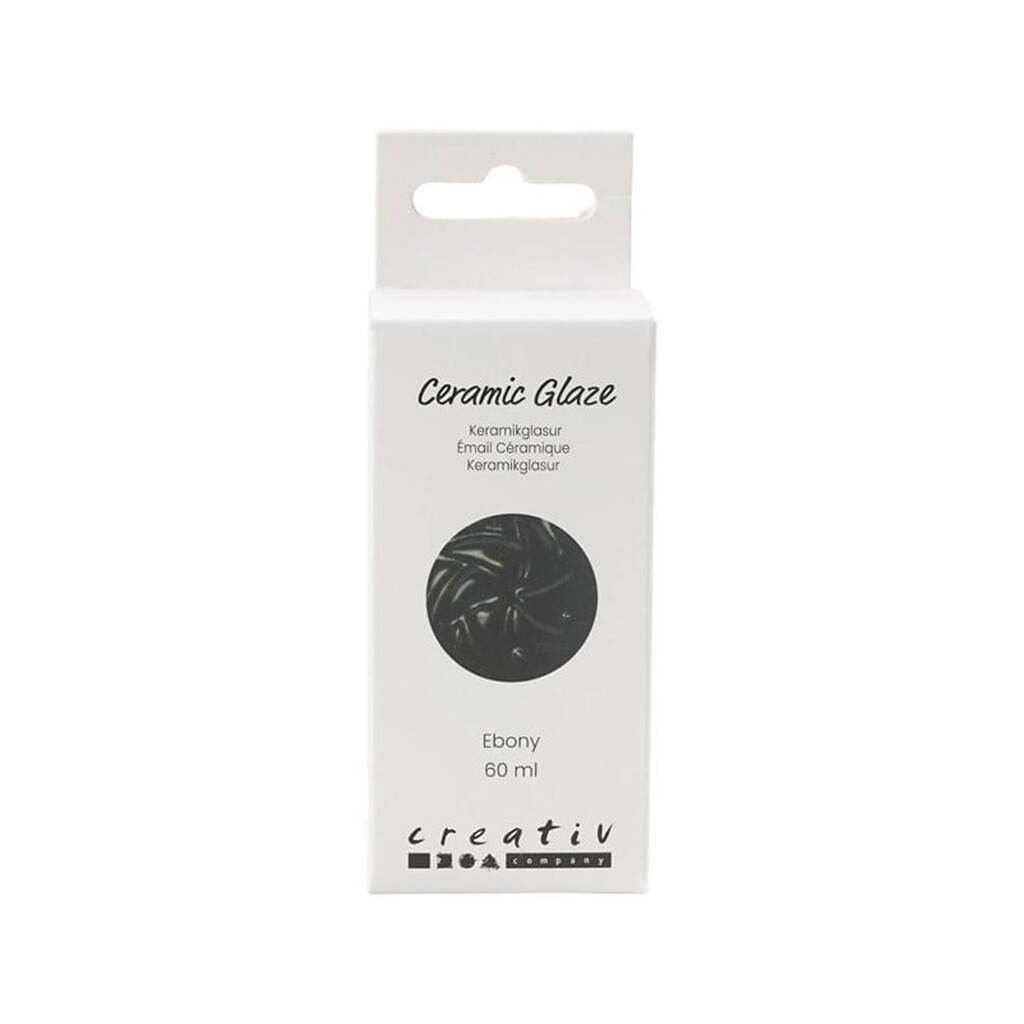 Creativ Company - Ceramic Glaze 984-1101 C Opaque Ebony - 60ml