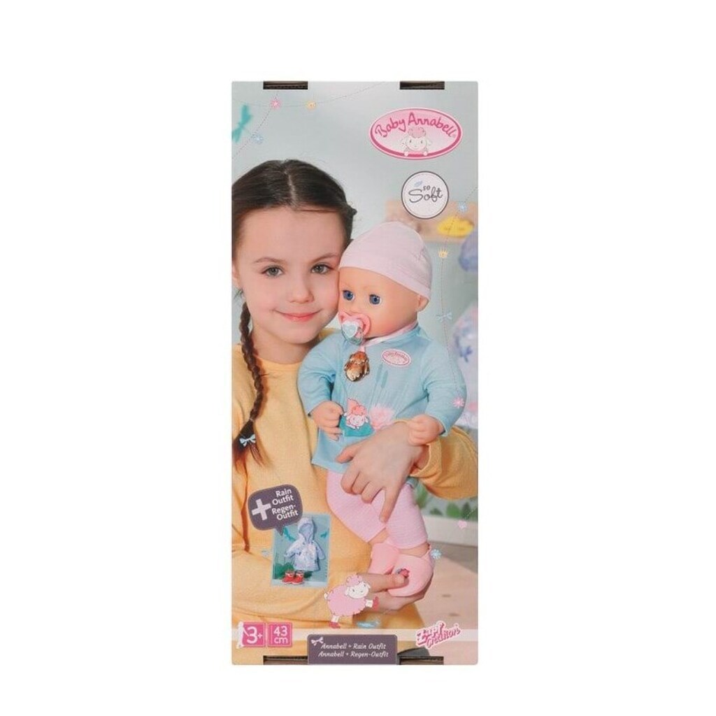 Baby Annabell 43 cm - Med regnsæt
