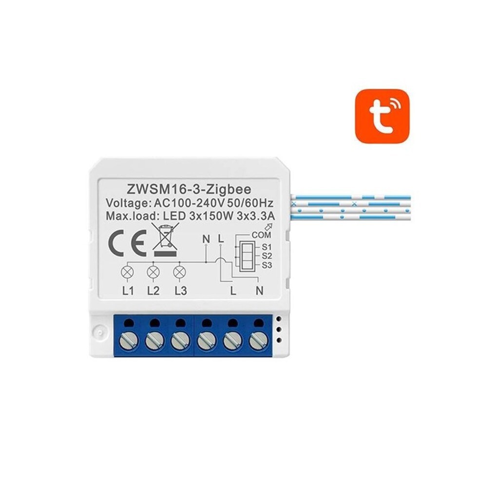 Avatto Smart Switch Module ZigBee ZWSM16-W3 TUYA