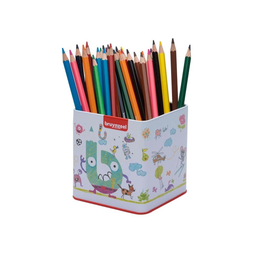 Bruynzeel Super Colored Pencils Tin with 60 Colors