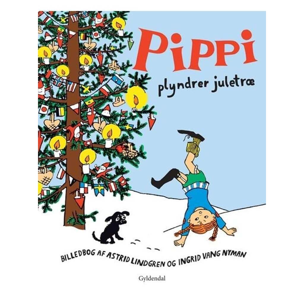 Pippi plyndrer juletræ - Børnebog - Hardcover