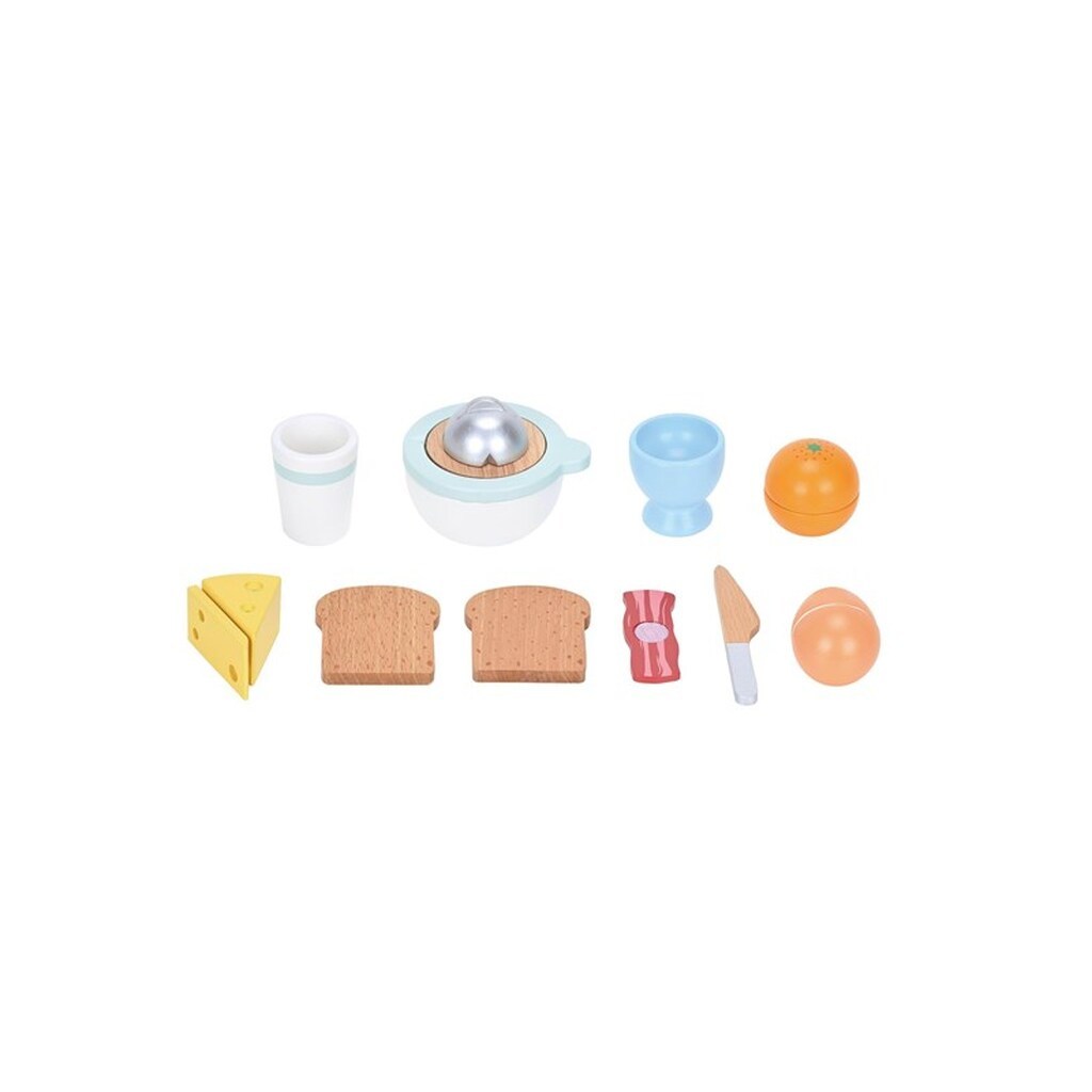 Small Wood Breakfast Play Set with Juicer
