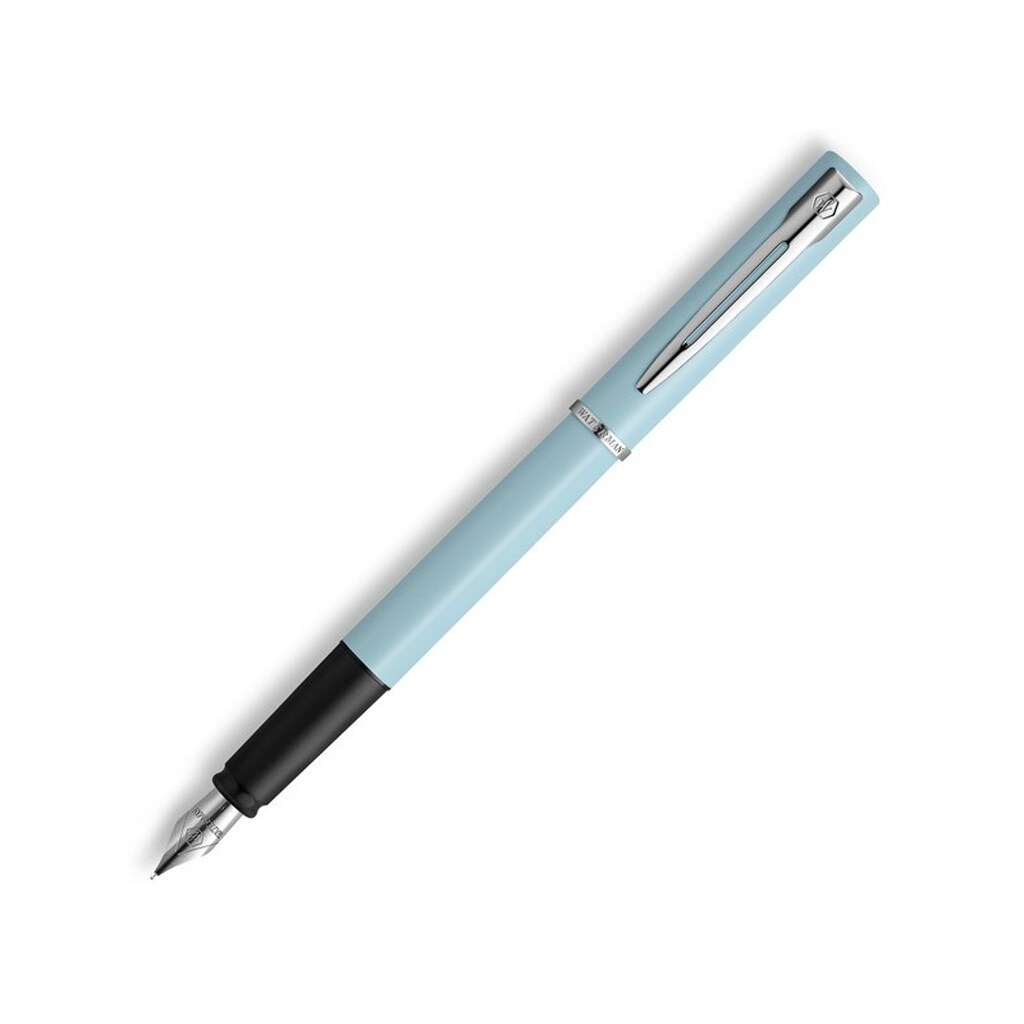 Waterman Allure fyldepen | Baby blå pastellak | Fin Nib | Blåt blæk | Med gaveæske