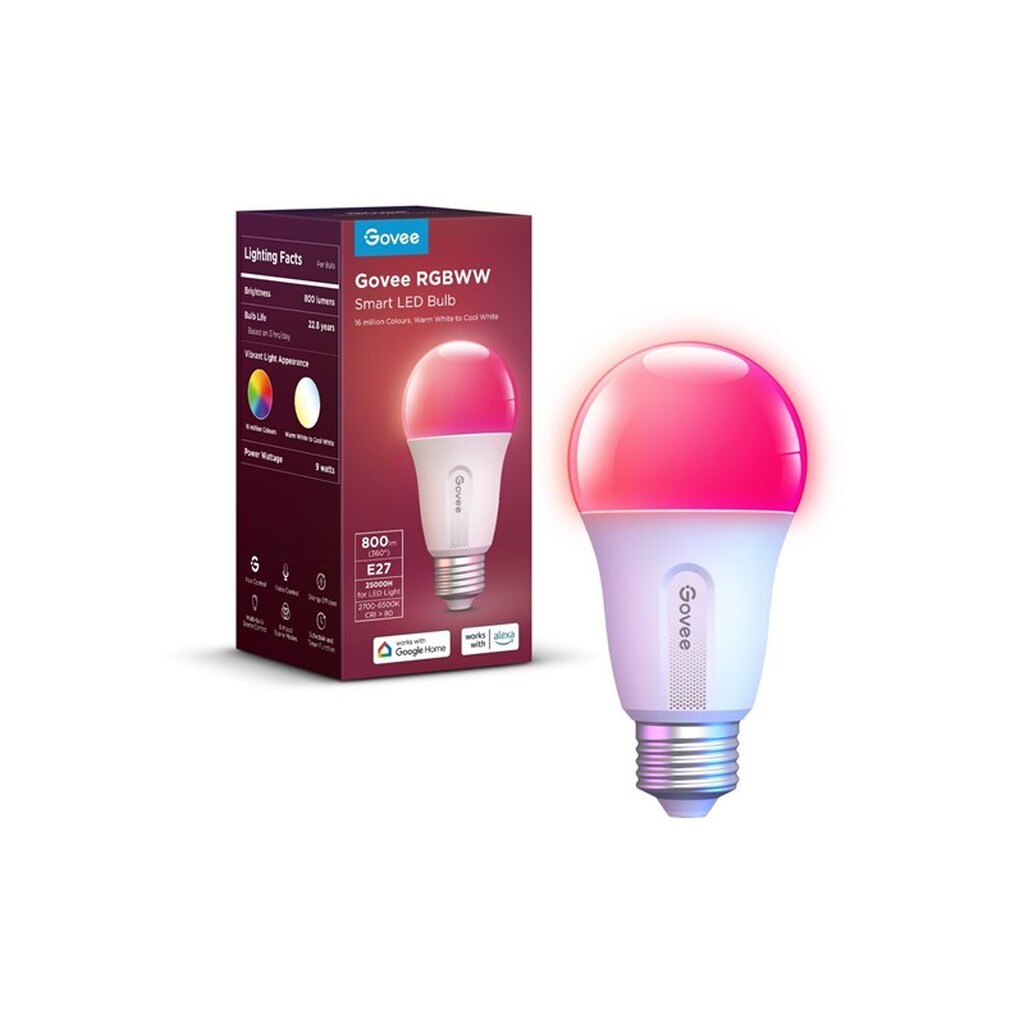 Govee Smart Wifi&amp;BLE Light Bulb 800lm