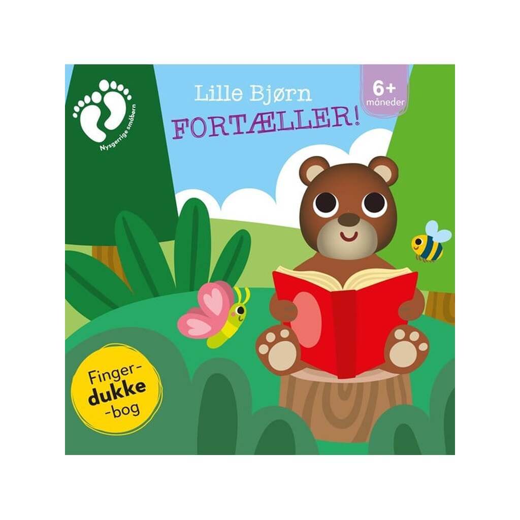 Lille bjørn fortæller! - med fingerdukke - Børnebog - Papbog
