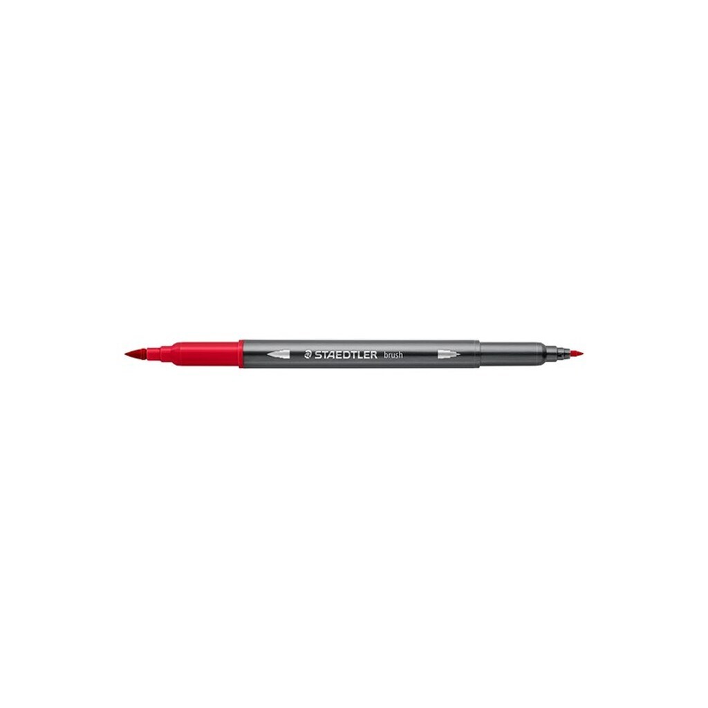 Staedtler STAEDTLER AKVAREL BRUSH PEN ENG.rød, ÆSKE 10 STK