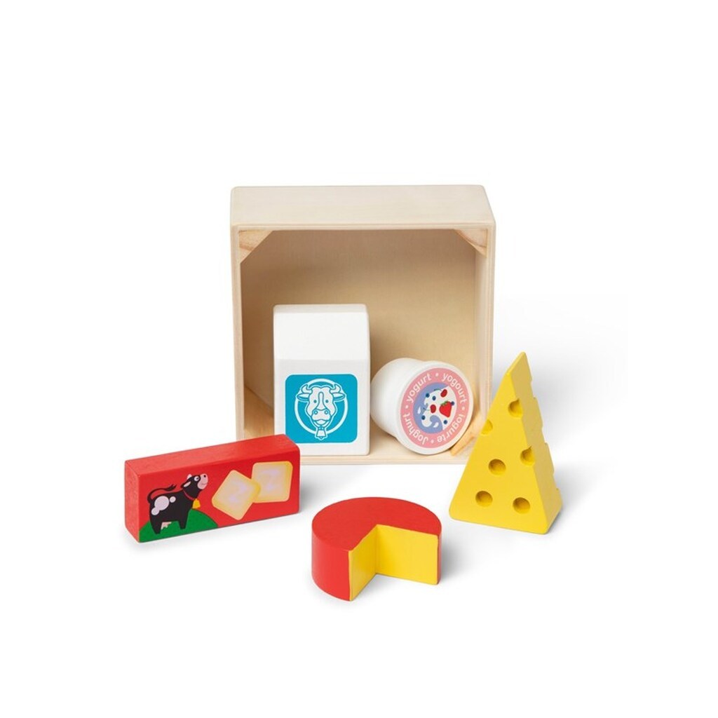 Melissa &amp; Doug Wooden Toy Play Food - Dairy