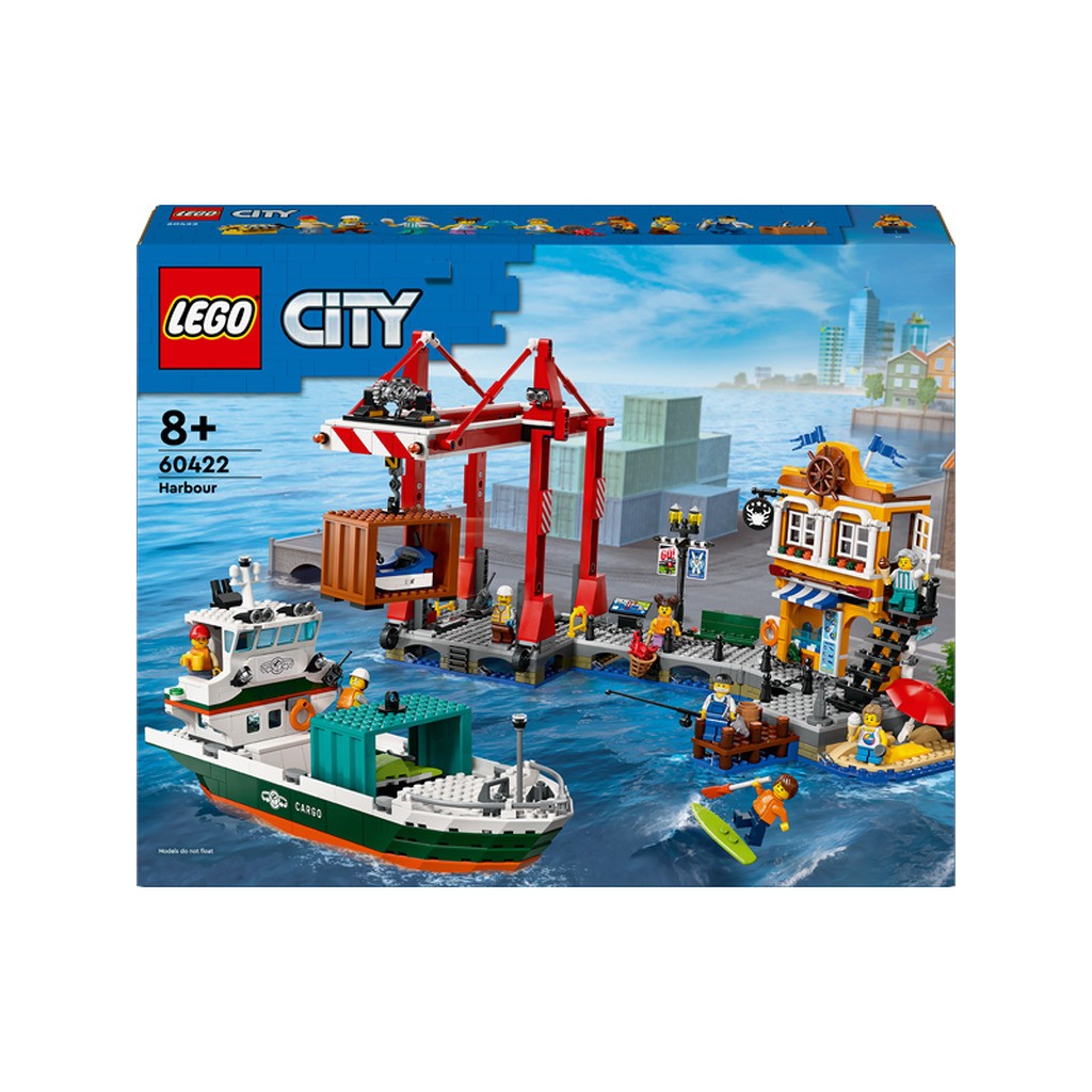 LEGO City 60422 Havnefront med fragtskib