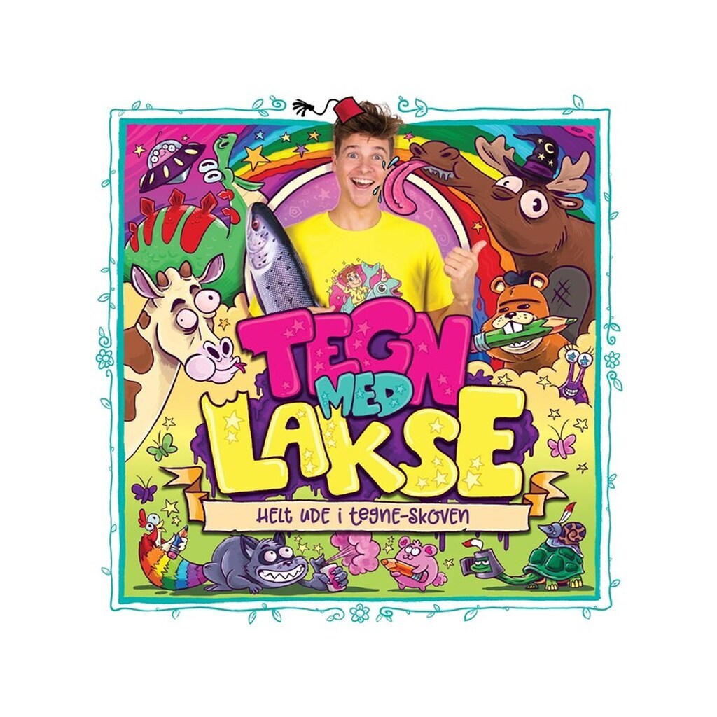 Tegn med Lakse 2 - Børnebog - Hardcover