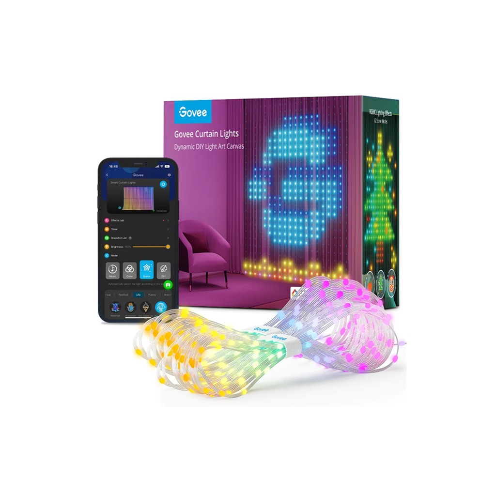 Govee WIFI &amp; Bluetooth Curtain Light