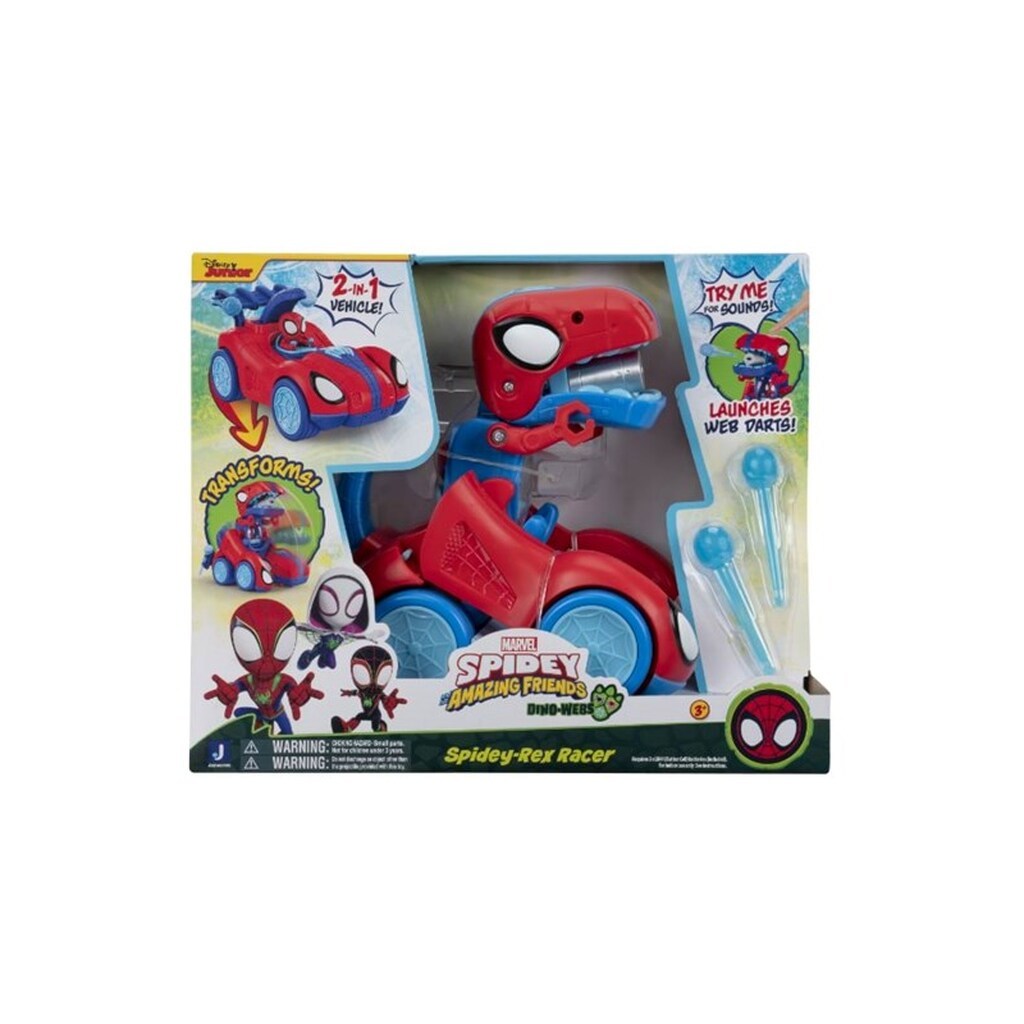 Spidey and His Amazing Friends Spidey Rex racer