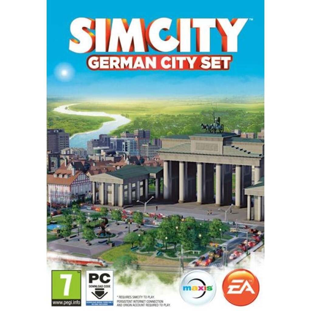 SimCity: German City Set (Code in a Box) - Windows - Strategi