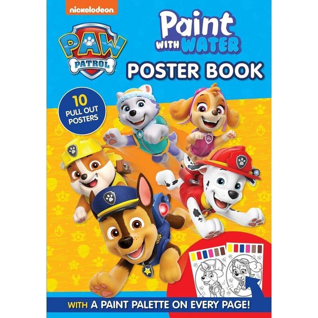 Hobby Mate PAW PATROL Paint with Water Book