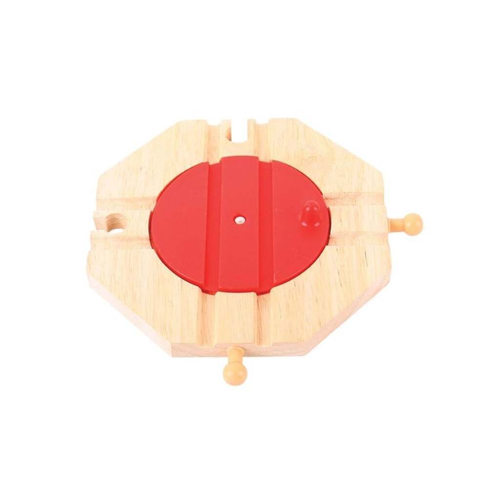 Bigjigs Wooden Rails - 4-direction Turntable
