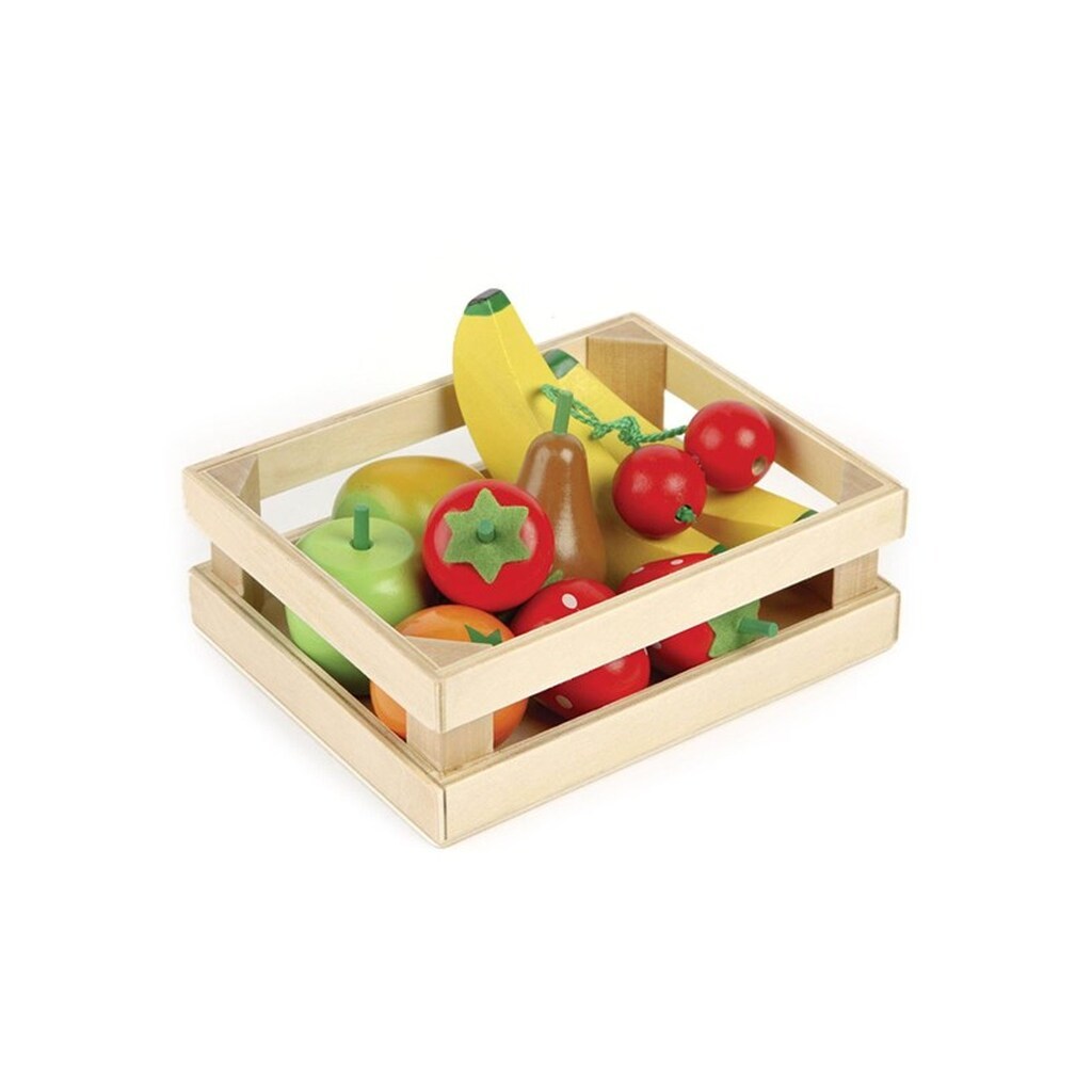 Tidlo Wooden Fruit in a Crate